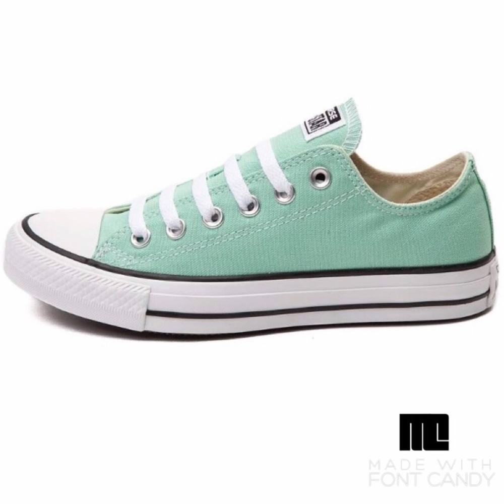 Mint Green Converse All Stars